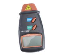 FUNOMOCYA Tachimetro Digitale Portatile con Display LCD Misurazione Fotoelettrica Compatto e Leggero Memoria Automatica per Massimi e per Utilizzo Officina e Hobby