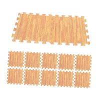 FUNOMOCYA Tappeto Puzzle in Schiuma Effetto Legno Tappetino Per Pavimento Cuscino Da Gioco Pratico E Resistente Adatto Per Casa Ufficio E Scuola