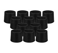 FUNOMOCYA Trampoline Replacement Parts, Trampoline Foot, Gomma Antiscivolo, 12 Pezzi, Facile da Installare e Rimuovere, per Uso Interno ed Esterno