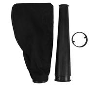 FUNOMOCYA Ugello Soffiante per Soffiatore Foglie Nero Piccolo Beccuccio e Sacchetto Polvere, Accessorio Leggero e Portatile per Utensili Giardino e Compressori Aria