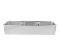 FUNOMOCYA Vassoio Porta Snack in Acciaio Inossidabile Diviso a Scomparti, Portatile e Resistente per Attività All'aperto e Picnic, Design Elegante e Funzionale Riutilizzabile