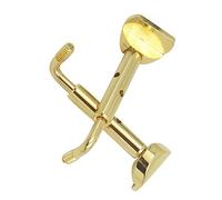 FUNOMOCYA Viti per Mentoniera Violino Facile da Usare in Ottone Oro 2 Pezzi Morsetto Regolabile per Parte Anteriore e Coda del Violino