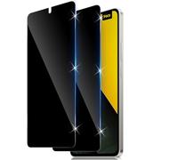 Funrae 2 PCS Privacy Pellicola Protettiva per Xiaomi Poco M7 Pro 5G/Redmi Note 14 5G/Note 14 4G, Anti Spy Vetro Temperato Film, Durezza 9H Protezione Schermo Anti-Spia Anti-Peeping Screen Protector