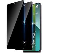 Funrae 2 PCS Privacy Pellicola Protettiva per Xiaomi Redmi Note 13/Redmi Note 13 Pro 4G/5G, Anti Spy Vetro Temperato Film, 9H Protezione Schermo Anti-Graffio Anti-Spia Anti-Peeping Screen Protector