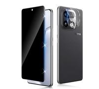 Funrae Pellicola protettiva 3D per la privacy per Realme 16 Pro+/16 Pro Plus 5G con protezione in vetro temperato per la fotocamera HD [1+1 pezzi], durezza 9H, antigraffio, anti-spy, anti-peeping
