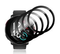 Funrae Pellicola Protettiva Compatibile con Polar Vantage V3, [4 Pezzi] 3D Curvo TPU Proteggi Schermo Copertura Completa Anti Graffio Senza Bolle HD Protezione Film - Transparente