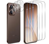 Funrae Pellicola Vetro Temperato per OPPO Reno 15 Pro 5G, 3 Pezzi Pellicola Fotocamera e 3 Pezzi Pellicola Protettiva, 9H HD Anti Graffi Trasparente Fotocamera Protezione Schermo