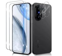 Funrae Pellicola Vetro Temperato per VIVO X200 FE, 2 Pezzi Pellicola Fotocamera e 2 Pezzi Pellicola Protettiva, 9H HD Anti Graffi Trasparente Fotocamera Protezione Schermo