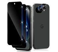 Funrae Privacy Pellicola Vetro Temperato per Google Pixel 10A 5G, con Protezione Lente Fotocamera [2+2 PCS], 0,33mm Anti Spy [Durezza 9H ] Anti-Spia Protezione Schermo Pellicola Protettiva