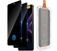 Funrae Privacy per Xiaomi Mi Poco X7 Pro 5G in vetro temperato | 2 pellicole protettive per la privacy, 9H, antigraffio, 0,33 mm, ultra sottile, anti-spia, 0 polvere e bolle