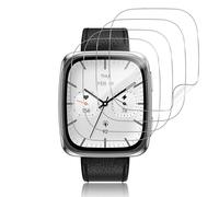 Funrae TPU Pellicola Protettiva Compatibile per Amazfit Active 2 Square [4 PCS], Senza Bolle [Anti Graffi] Ultra HD Protezione Schermo Protettivo Facile con Kit D'Installazione