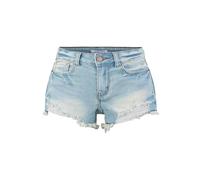 FUNSEED Pantaloncini in denim da donna, estivi a vita bassa, pantaloncini in jeans tagliati fuori, vintage, sexy, aderenti, abbigliamento da spiaggia per vacanze, Azzurro chiaro, L