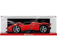 Funshake Teca per Lego 42143 Technic Ferrari Daytona SP3, A Prova di Polvere Vetrina in Acrilico Plexiglas Acrylic Display Case ( Non Incluso Modello )