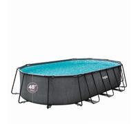 Funsicle Piscina Tubolare Ovale Oasis Designer Dark 6,10 x 3,66 x 1,22m