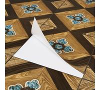 FunStick 30×30CM 15 Piastrelle Pavimento Adesive Cucina Bagno Pavimento PVC Adesivo Legno Siviglia Vintage Impermeabile Mattonelle Adesive Muro Cucina Marrone Pavimenti PVC Adesivi Effetto Legno Bagno