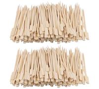 FUNSUEI 1000 spiedini in bambù da 12 cm, per finger food, piccoli spiedini in legno, per barbecue, buffet, frutta, snack
