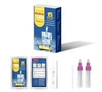 FUNSWTM Kit di test per batteri della qualità dell'acqua, rilevamento istantaneo di 15 minuti per coliformi ed E. coli, test professionale per uso domestico e all'aperto per bere, pozzo, rubinetto e