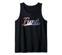 Funt Funny Patriotic USA Distressed American Design Canotta