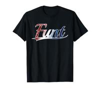 Funt Funny Patriotic USA Distressed American Design Maglietta