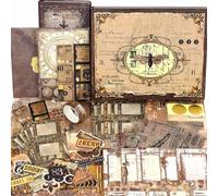 Funto Kit di Scrapbooking, Serie dei Poeti d'Amore - Mercanzie Retro, Perfetto per Materiali di Bullet Scrapbooking, Planner DIY Arte e Collage