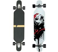 FunTomia Skateboard da longboard Drop Through Cruiser completo con cuscinetti a sfera Mach1 High Speed Tool T-Tool con e senza ruote LED