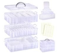 Funtopia Scatola portaoggetti, Contenitore Plastica con Coperchio e Manico