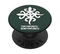 FUNTUNFUNEFU DENKYEMFUNEFU Unity Democrazia PopSockets PopGrip Adesivo