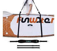 FunWater Cinghia per trasporto della tavola da paddle SUP Imbracatura Supporto per spalla multiuso regolabile Rafforza il sistema di fibbie per accessori per tavola da paddle, tavola da surf, SUP