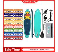 FunWater Gonfiabile Stand Up Paddle Board Tavola da surf Tavola da surf Sup Board 320-385CM Tavola da paddle per sport acquatici antiscivolo