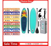 FunWater Gonfiabile Stand Up Paddle Board Tavola da surf Tavola da surf Sup Board 320-385CM Tavola da paddle per sport acquatici antiscivolo