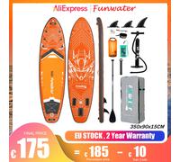 FunWater Paddleboard gonfiabile Stand Up Paddleboard 350 x 90 x 15 cm Sport acquatici Accessori gonfiabili completi per paddle