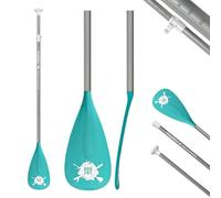 FunWater Pagaia SUP - 3 pezzi regolabile Stand Up Paddle Board Paddle Board - Tavola da paddle leggera e galleggiante - Durevole e riponibile, lame in nylon rinforzate, colpo efficiente