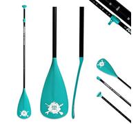 FunWater Pagaia SUP - 3 pezzi regolabile Stand Up Paddle Board Paddle Board - Tavola da paddle leggera e galleggiante - Durevole e riponibile, lame in nylon rinforzate, colpo efficiente