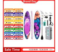FunWater Stand Up Paddle Board Tavola da surf completa antiscivolo per sport acquatici Sup Paddle Board con accessori