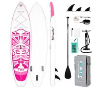 FunWater Stand Up Paddling Board gonfiabile SUP Paddleboard per adulti stand up paddle accessori con pagaia regolabile, pompa, zaino, guinzaglio