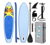 FunWater Sup Board tavola da surf gonfiabile Stand Up Paddle Board 335x84x15 cm completo gonfiabile Sup Paddle Board accessori SUPFW55B (335×84×15CM)