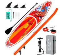 FunWater Tavola da surf gonfiabile SUP completa paddleboard accessori pagaia regolabile,pompa,zaino da viaggio,guinzaglio di sicurezza,custodia impermeabile