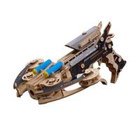 Funwetrike Puzzle 3D in legno a balestra, modello steampunk fatto a mano in legno meccanico crosshow, kit di legno rompicapo, regali creativi
