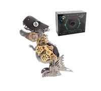Funwetrike Puzzle 3D in metallo Tyrannosaurus Rex, dinosauro Craft Model Kit per adulti, ideale come regalo, decorazione per la casa, collezione, 160 pezzi