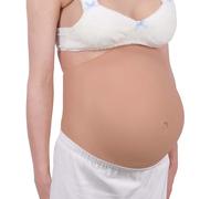 Funxzior Pancia Incinta Finta in Silicone Leggera Design a Rete Ventilata | Design Monoblocco Senza Cuciture Bump Baby Falso Silicone Solido Peso Autentico Nessuna Deformazione Versatile