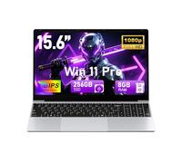 FUNYET 2025 PC Portatile 15.6 Pollici LPDDR4 8 GB RAM 256 GB SSD Laptop Win 11 Pro IPS FHD 1920×1080 Celeron N4020 Notebook Supporta l'espansione TF Card 1TB, BT 5.0, USB 3.0, Mini-HD, 2.4G+5G WIFI