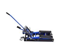 FUNYSF Ponte sollevatore per moto, 680 kg, idraulico, per motociclette e officine, robusto ponte sollevatore idraulico (blu)