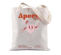 FUNYSO Aperol Spritz Regalo Aperol Regalo Aperol Spritz Era Regalo Italiano Summer Spritz Cocktail Regalo Cocktail Tote Bag, Aperol Spritz 2 Regno Unito, 0