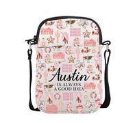 FUNYSO Borsa a tracolla Austin Texas Regalo per addio al nubilato Austin Is Always A Good Idea, Austin è sempre Cb Uk, 0