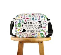 FUNYSO Borsa a tracolla con scritta "We'd Be A Mess Without You", Disordine senza Regno Unito, 0