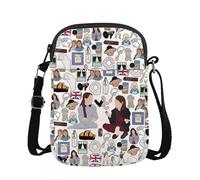 FUNYSO Borsa a tracolla ispirata al film classico ispirato al film anni '90, Camp Genitori Cb Regno Unito, 0