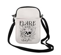 FUNYSO Borsa a tracolla per malattia cronica per guerriero flare Day borsa a tracolla invisibile malattia Spoonie regalo borsa a tracolla, Flare Day Cr Regno Unito, 0