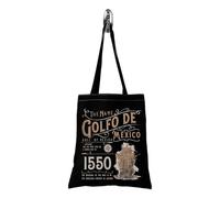 FUNYSO Borsa da donna con nome Golfo De Mexico Origine 1550 Mappa del mondo Regalo Storico Golfo del Messico Shopping Bag per le donne, Golfo De Tote Regno Unito, 0
