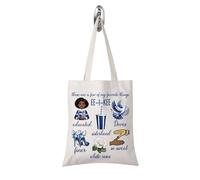 FUNYSO Borsa tote con scritta in lingua inglese "These are a few of sorority greek Sorority Gifernalia Gift Sisterhood Social Worker Gift, White Roses Tote Regno Unito, 0
