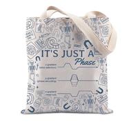 FUNYSO It's Just A Phase Gift MRI Tech Specialist Gift Radiologia Radiologa Codifica Fase Borsa Tote Bag, Solo uno Zyx Uk, 0